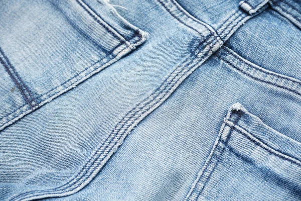 Patrón Mezclilla Fondo Vaquero Azul Textura Clásica Jeans — Foto de Stock