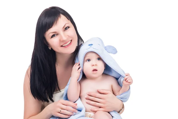 Madre feliz con su lindo bebé —  Fotos de Stock