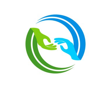 Çemberde el sıkışmasına yardım ediyorum.