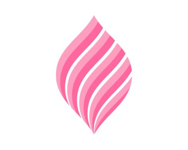 Pembe kare su damlası çizgileri