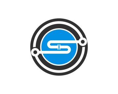 S harfi bağlantısı ile çember şekli