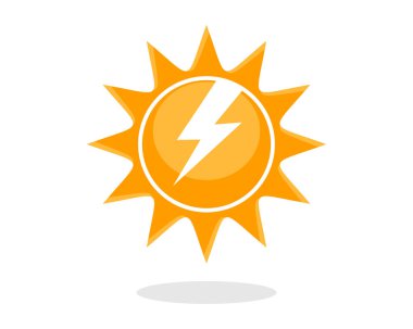 İçinde şimşekler çakan güneş