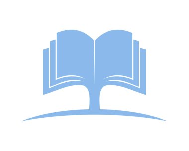 Kitap sayfası eğitim logosunu aç