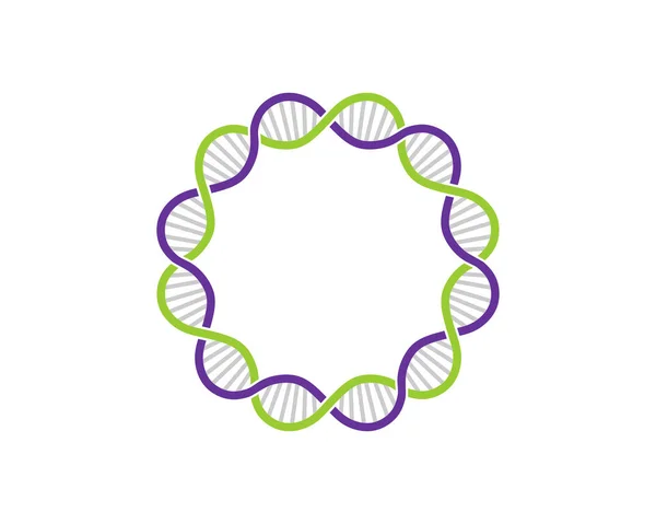 Κυκλικό Dna Επιστημονικό Λογότυπο — Διανυσματικό Αρχείο