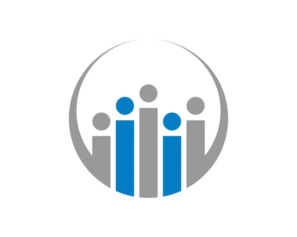 Logo Społeczne Wspólnotowe — Wektor stockowy