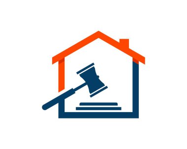 İçinde çekiç olan basit bir ev.