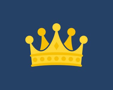 Altın renginde zarif bir taç