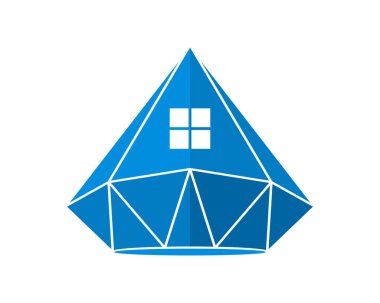 Pencere ve ev şekilli elmas mücevher