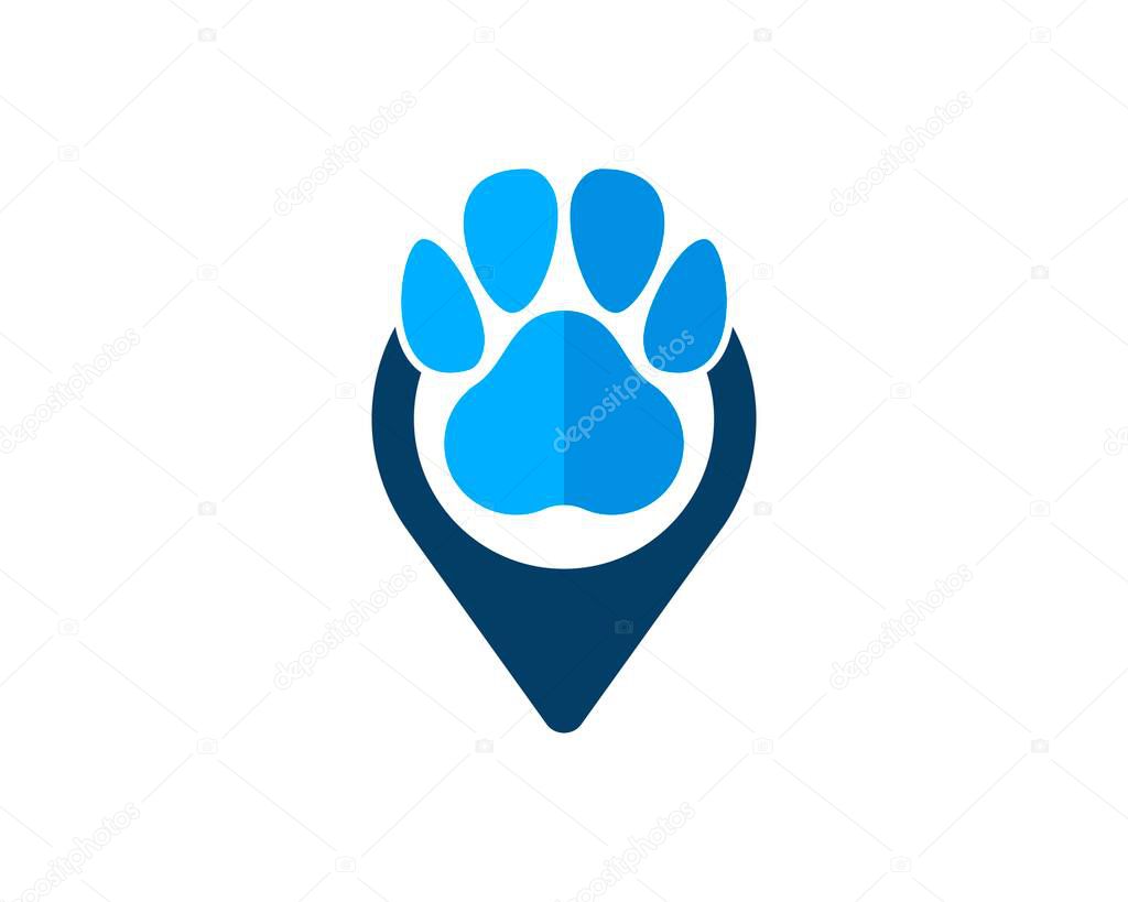 Pin location with pet finger inside