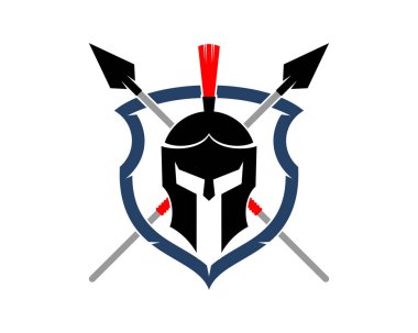 Çapraz oklu Spartalı miğfer koruması