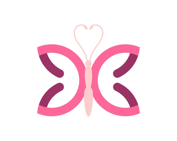 Belleza Abstracta Mariposa Voladora — Vector de stock