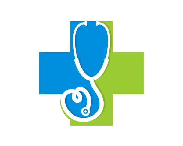Stethoscoop Het Medisch Symbool — Stockvector
