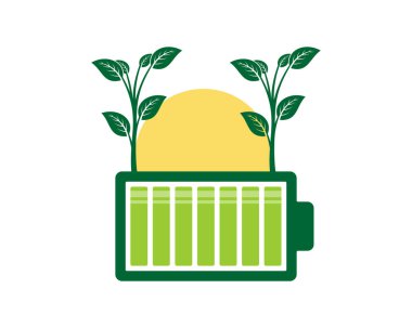 Doğayla iç içe olan pil enerjisi.