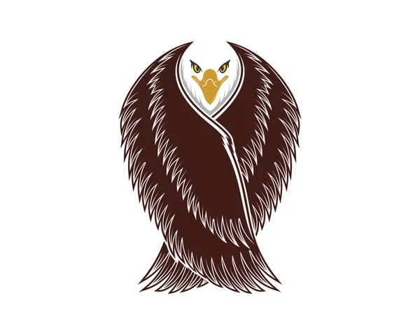 Иллюстрация Логотипа Летающего Орла — стоковый вектор