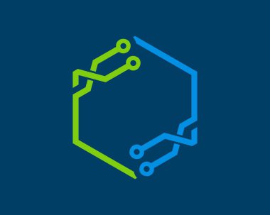 Devre teknolojisiyle altıgen şekil