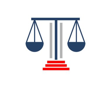 Hukuk firmasını çizgili logoyla ölçeklendir