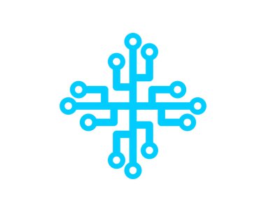 Çapraz şekilli logolu devre teknisyeni