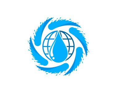 Su damlası ve küre ile dairesel su sıçraması