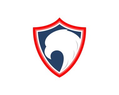 Kalkan logosunda kartal kafası silueti