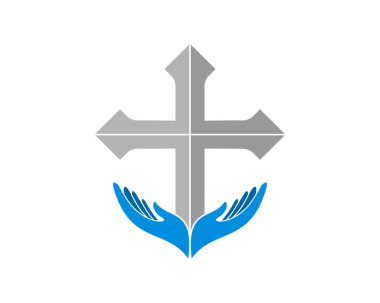 Üzerinde Hıristiyan haçı olan el bakımı