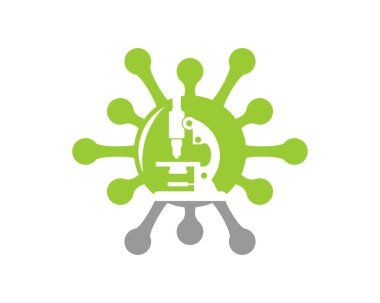 İçinde mikroskop olan Corona virüsü