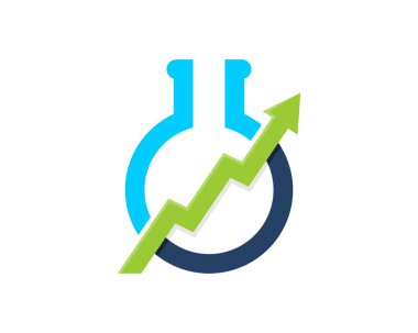 Laboratuvar test tüpünde grafik büyümesi