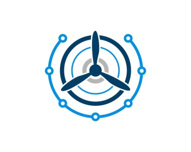 İçinde uçak pervanesi olan dairesel devre teknolojisi