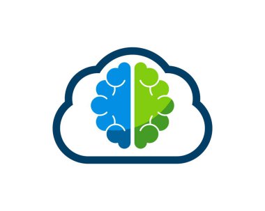 İçinde akıllı beyin olan basit bir bulut