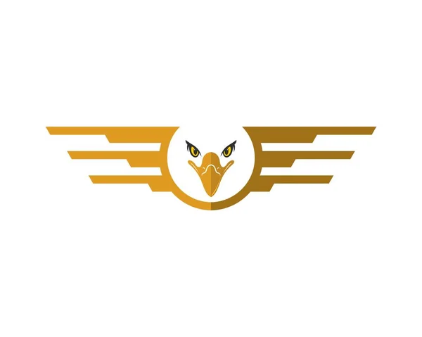 Патриотический Орёл Абстрактными Крыльями — стоковый вектор