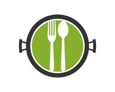 Izgara aletinde çatal ve kaşık