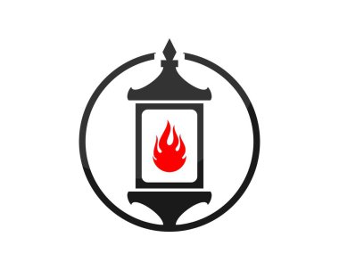 Geleneksel fenerle daire şeklinde ve içinde ateş