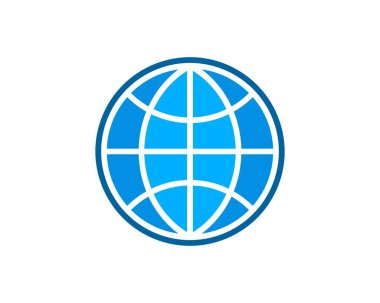 İçinde soyut küre olan basit daire şekli