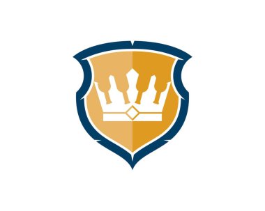 İçinde şarap şişesi kaplaması olan soyut bir kalkan.