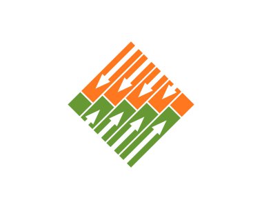 Kare şeklindeki logoyla ileri geri ok at