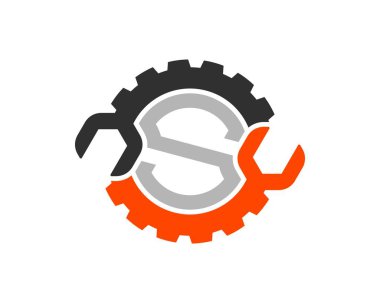 Mekanik teçhizat ve anahtar içinde S harfi baş harfi var.