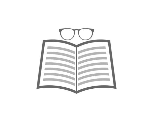 雑誌ベクトルイラストロゴの眼鏡 — ストックベクタ