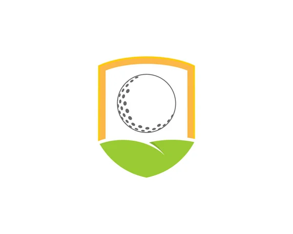 Bola Golfe Proteção Escudo —  Vetores de Stock