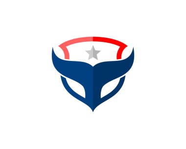 Kalkan koruma logosunda balina kuyruğu