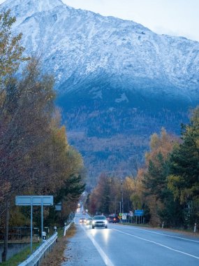Dağların güzel manzarası