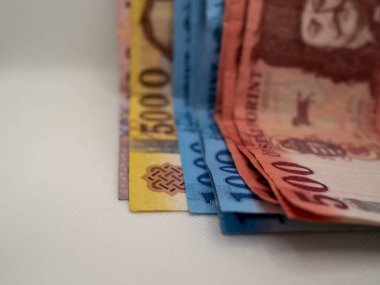 Kağıt para, Macar forint, beyaz arkaplan