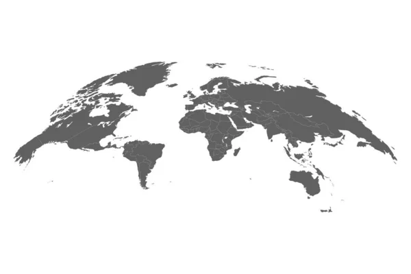 Mappa Del Mondo Mappa Del Mondo Illustrazione Vettoriale — Vettoriale Stock