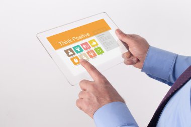 Şeffaf Holding eller Tablet Pc