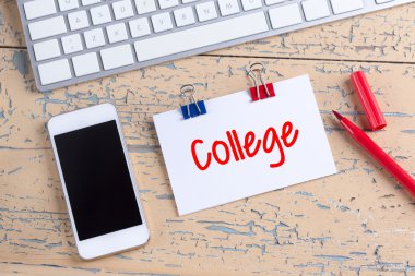 Kağıt Not Metin college ile
