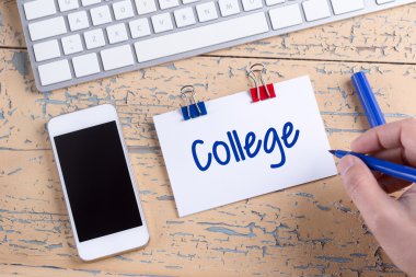 Kağıt Not Metin college ile
