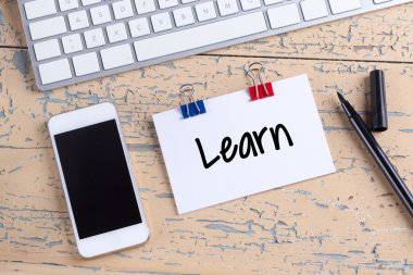 Kağıt Not metin ile öğrenin