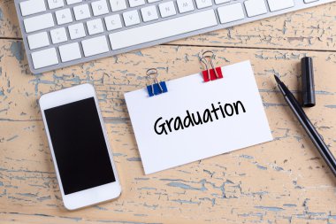 Kağıt Not metin mezuniyet ile