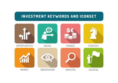 Yatırım Icons Set