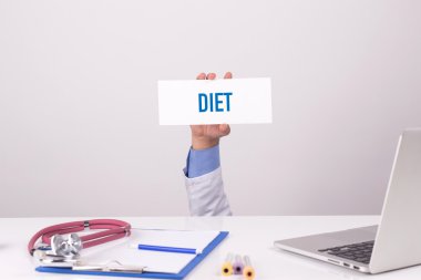 Doktor holding tasarlamak