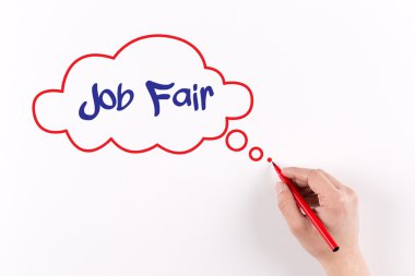 El işareti ile beyaz kağıda yazı