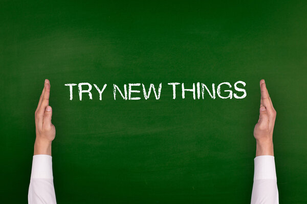 Hands Showing on Blackboard